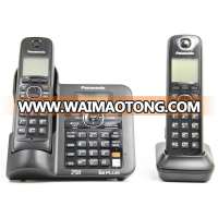 KX-TG6642B DECT 6.0 Digital wireless phone Black Cordless Phone for panasonic with Answering system