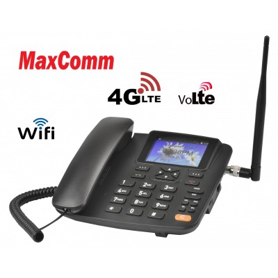 4G LTE Fixed Wireless Phone with Wi-Fi Hotspot, Li-on Battery and Big Display